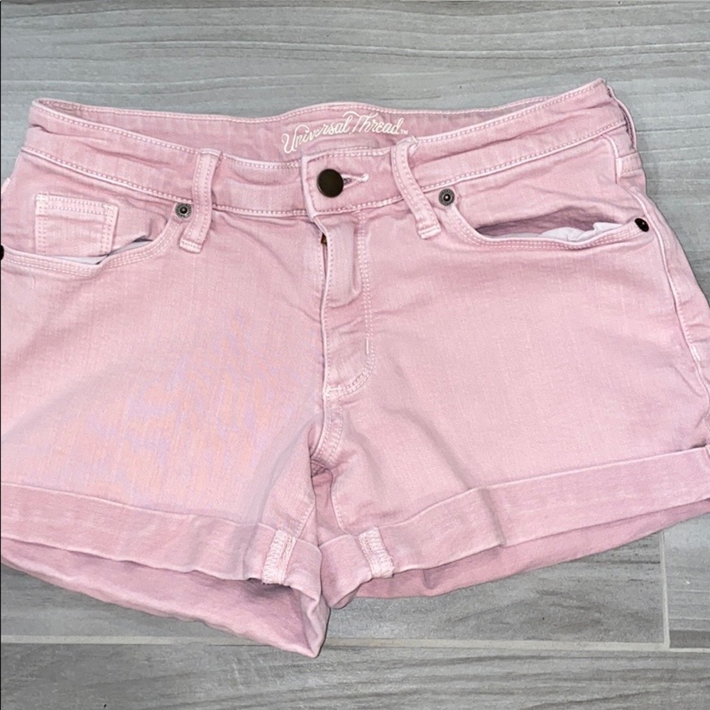 Pink Cuffed Jean Shorts -3” inseam -Women’s Size 4